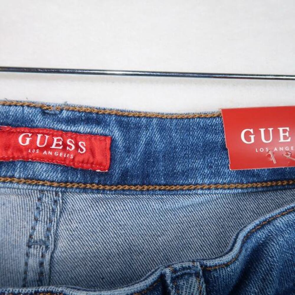 Guess Los Angeles Lyndon Fit Sexy Flare‎ Bootcut Blue Jeans $85, Size 31 - Picture 3 of 7